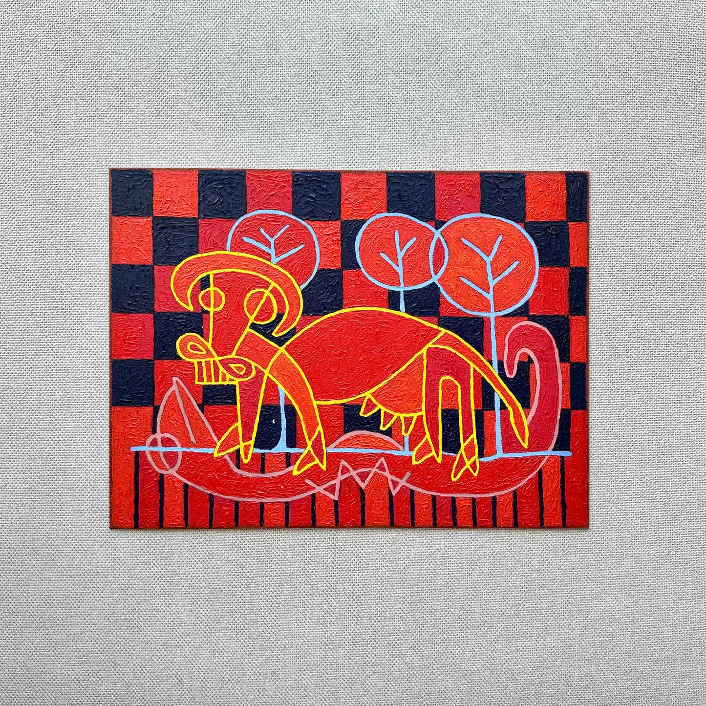 ''Cow & Snake'' Original Artwork