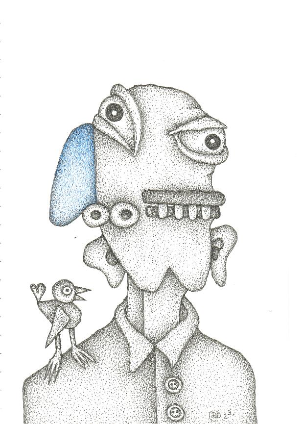 ''Ornito 2'' Original Artwork