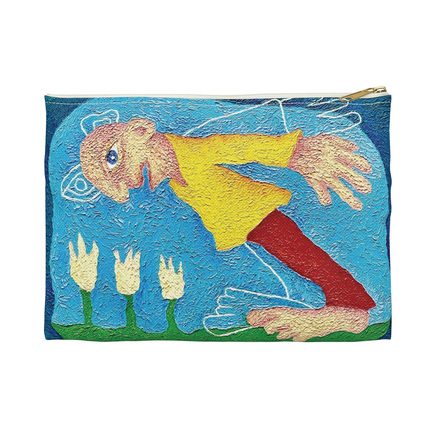 ''Gravity'' Zippered Pouch