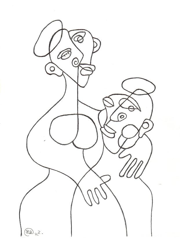 ''Madonna With A Child'' Original Artwork